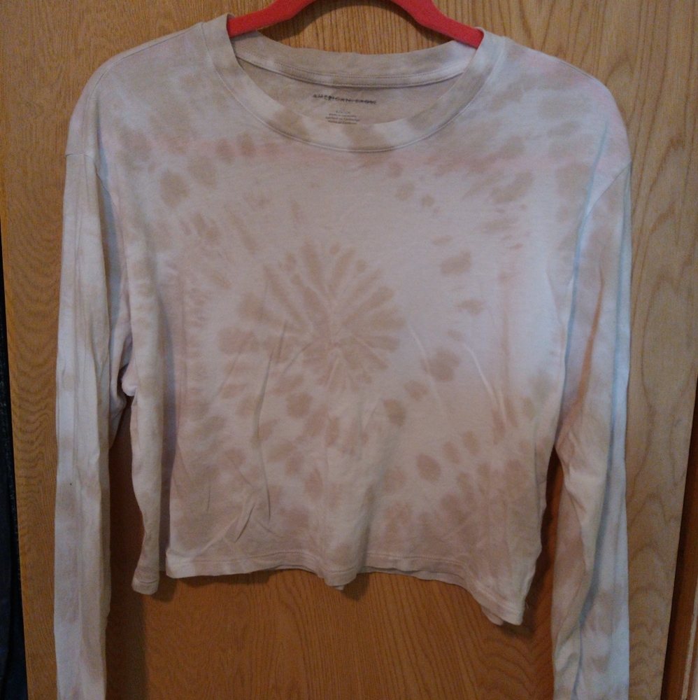 Tie-Dye Cropped Long Sleeve